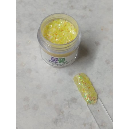 Dip Powder - Sparkle Fantasy Yellow